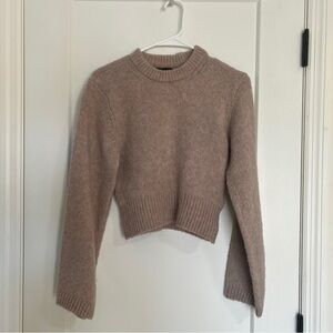 Club Monaco Cable Sleeve Sweater